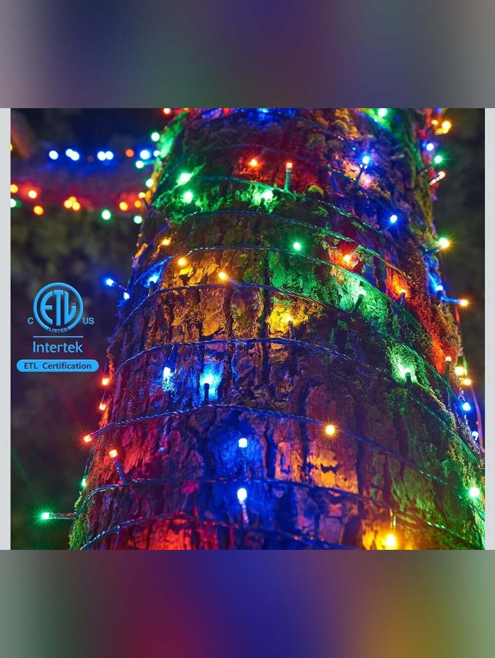 108FT 300 LED Multicolor String Lights with 9 Modes&Timer Remote - Picture 2 of 6